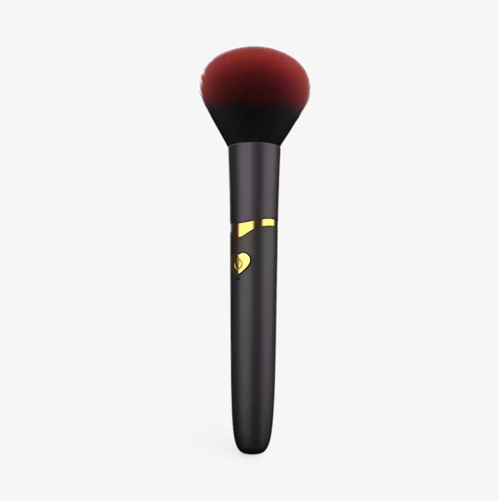 Makeup Brush Black - makeup brush vibrator - RealCock Toys