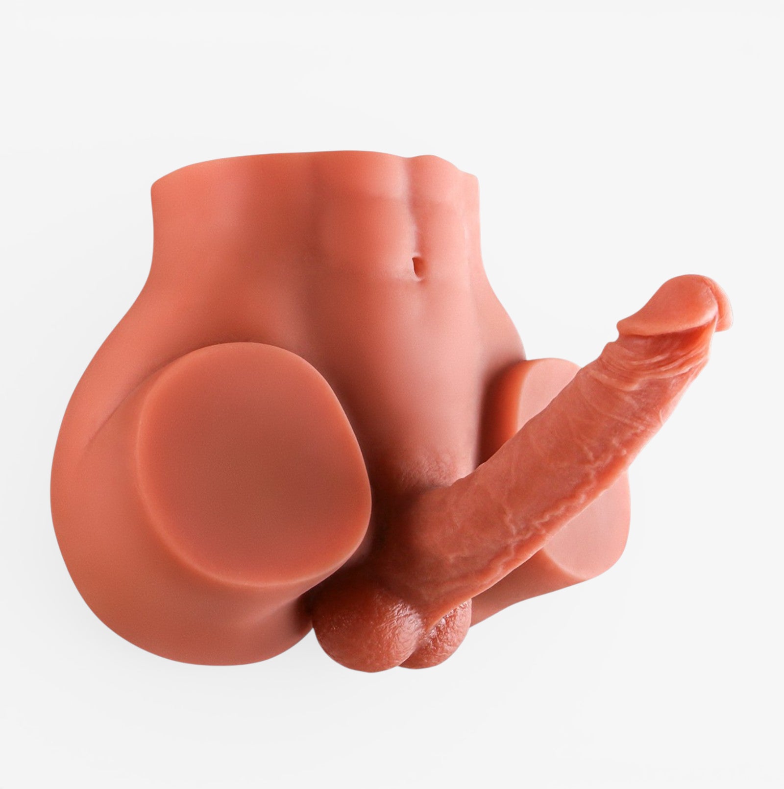 Male Hip Torso Tan Skin - Realistic Male Hip Torso - Front Angle View