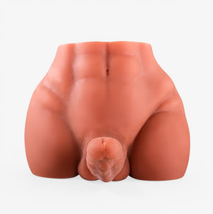 Male Hip Torso Tan Skin - Realistic Male Hip Torso - Front View 3