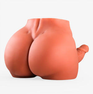 Male Hip Torso Tan Skin - Realistic Male Hip Torso - Back View 2