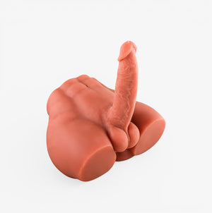 Male Hip Torso Tan Skin - Realistic Male Hip Torso - Top Angle View 2