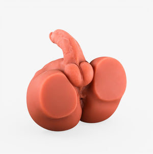 Male Hip Torso Tan Skin - Realistic Male Hip Torso - Anal Tunnel View