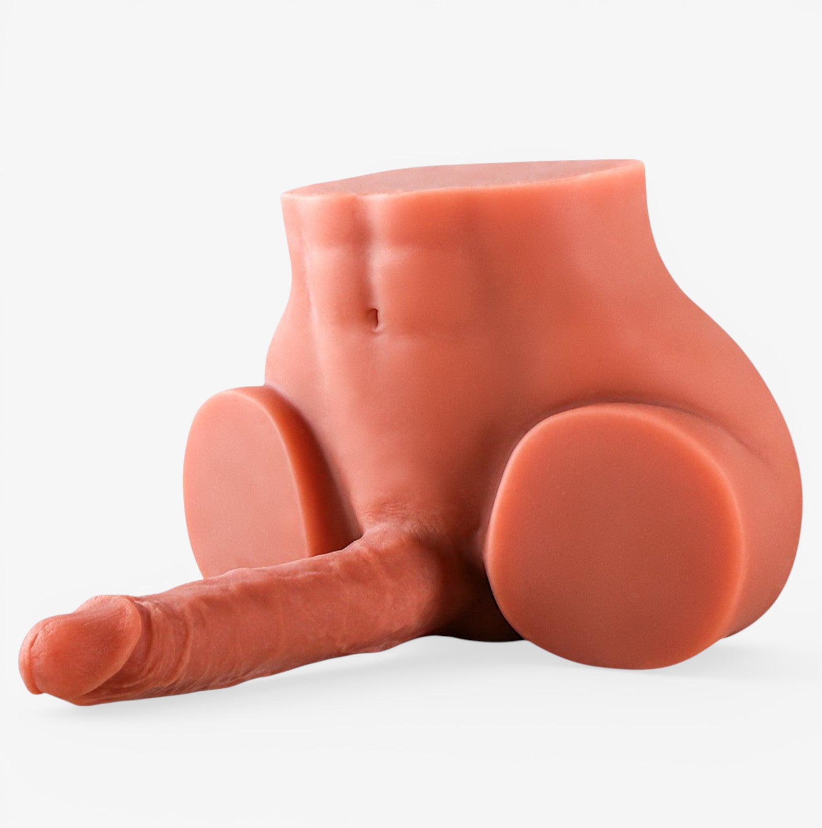 Male Hip Torso Tan Skin - Realistic Male Hip Torso - Side Profile