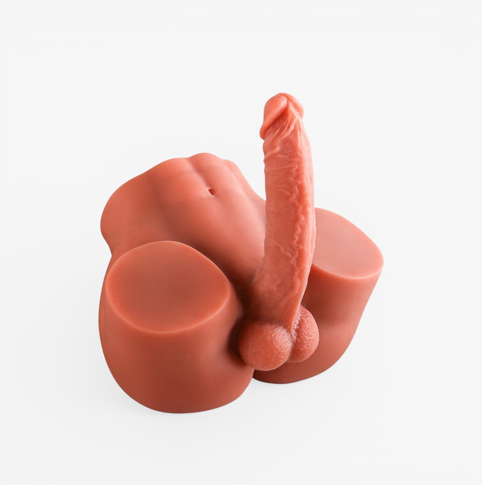 Male Hip Torso Tan Skin - Realistic Male Hip Torso - Top Angle View