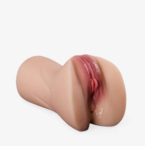 Mia V-Sim RealCock Fair Skin Tone - Realistic Pocket Pussy Toy - Front Angle View