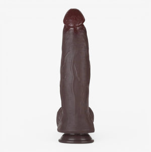 RealCock Michael - Dark Skin Tone - Realistic dildo with lifelike detail and premium platinum silicone