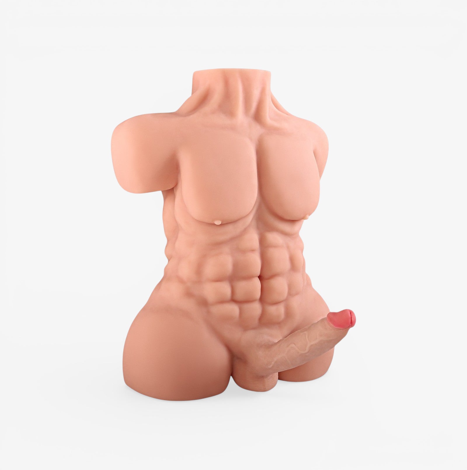  Muscular Male Full Torso Fair Skin - Muscular Male Full Torso - Angle View