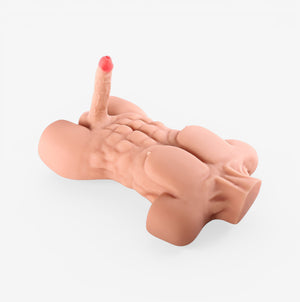 Muscular Male Full Torso Fair Skin - Muscular Male Full Torso - Top View