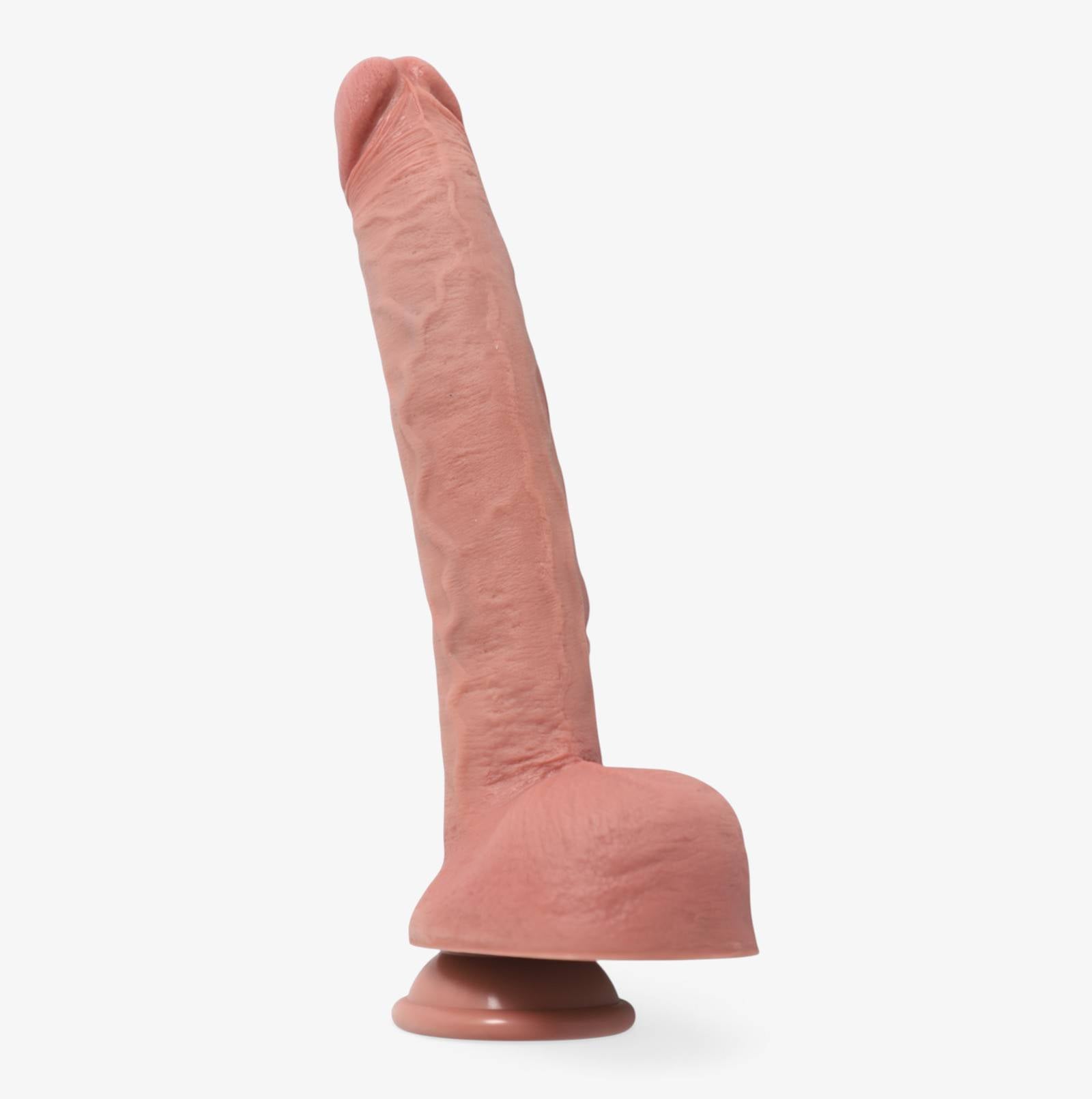 RealCock Owen Fair Skin Tone - Realistic Silicone Dildo - Front View