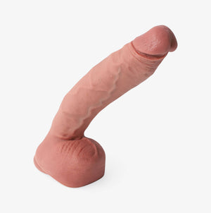 RealCock Owen Fair Skin Tone - Realistic Silicone Dildo - Size Chart