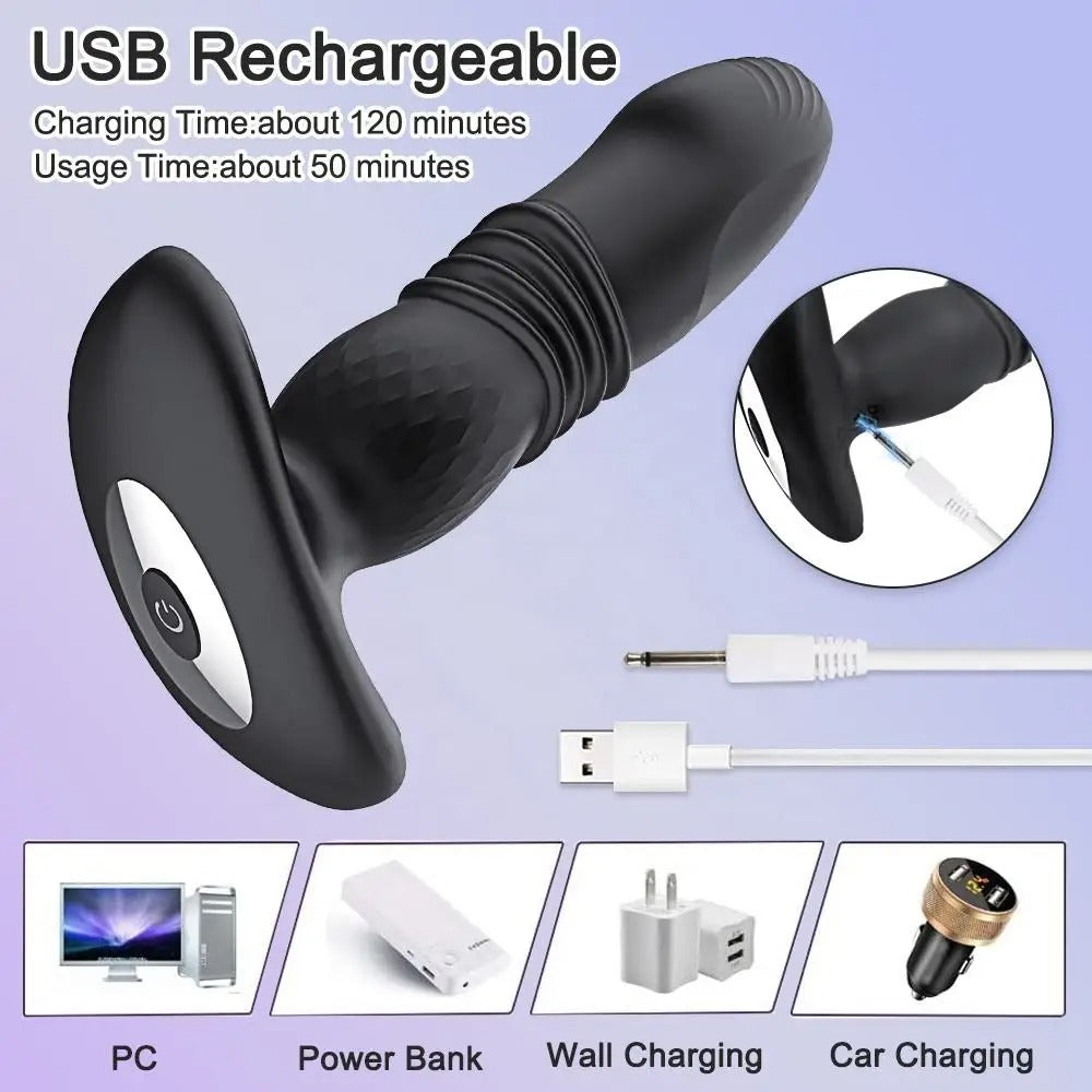 PROSTATE THRUST - Prostate massager with thrusting motion