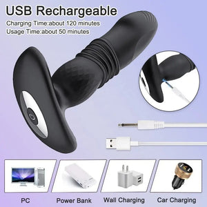 PROSTATE THRUST - Prostate massager with thrusting motion