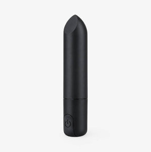 Pocket Bullet Black - lipstick bullet vibrator - RealCock Toys