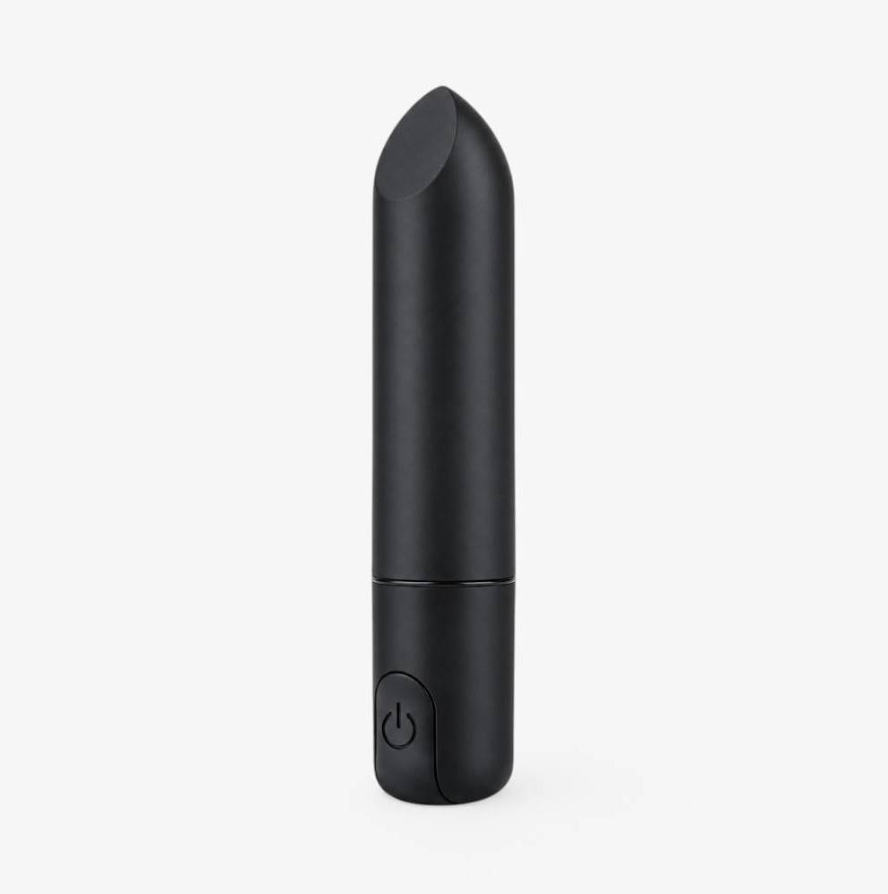 Pocket Bullet Black - lipstick bullet vibrator - RealCock Toys