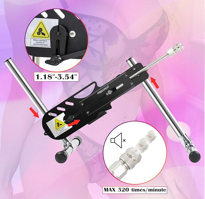 Power Sex Machine 320 strokes stainless steel frame