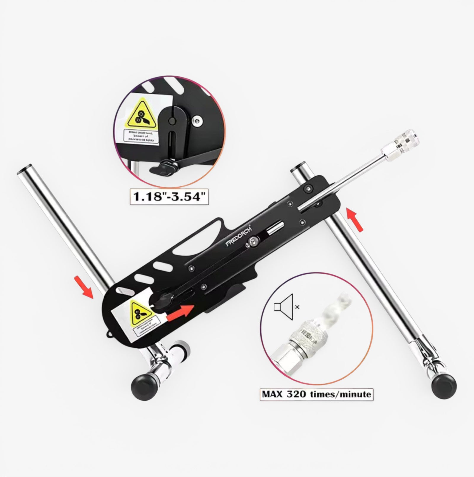 Power Sex Machine Premium Strap-On | RealCock Toys