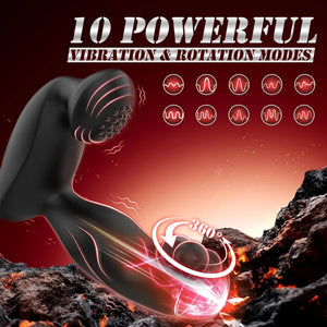Prostate Beader Premium Strap-On Massager | RealCock Toys