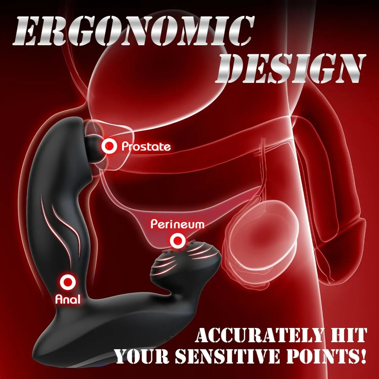 Prostate Beader Premium Strap-On Massager | RealCock Toys