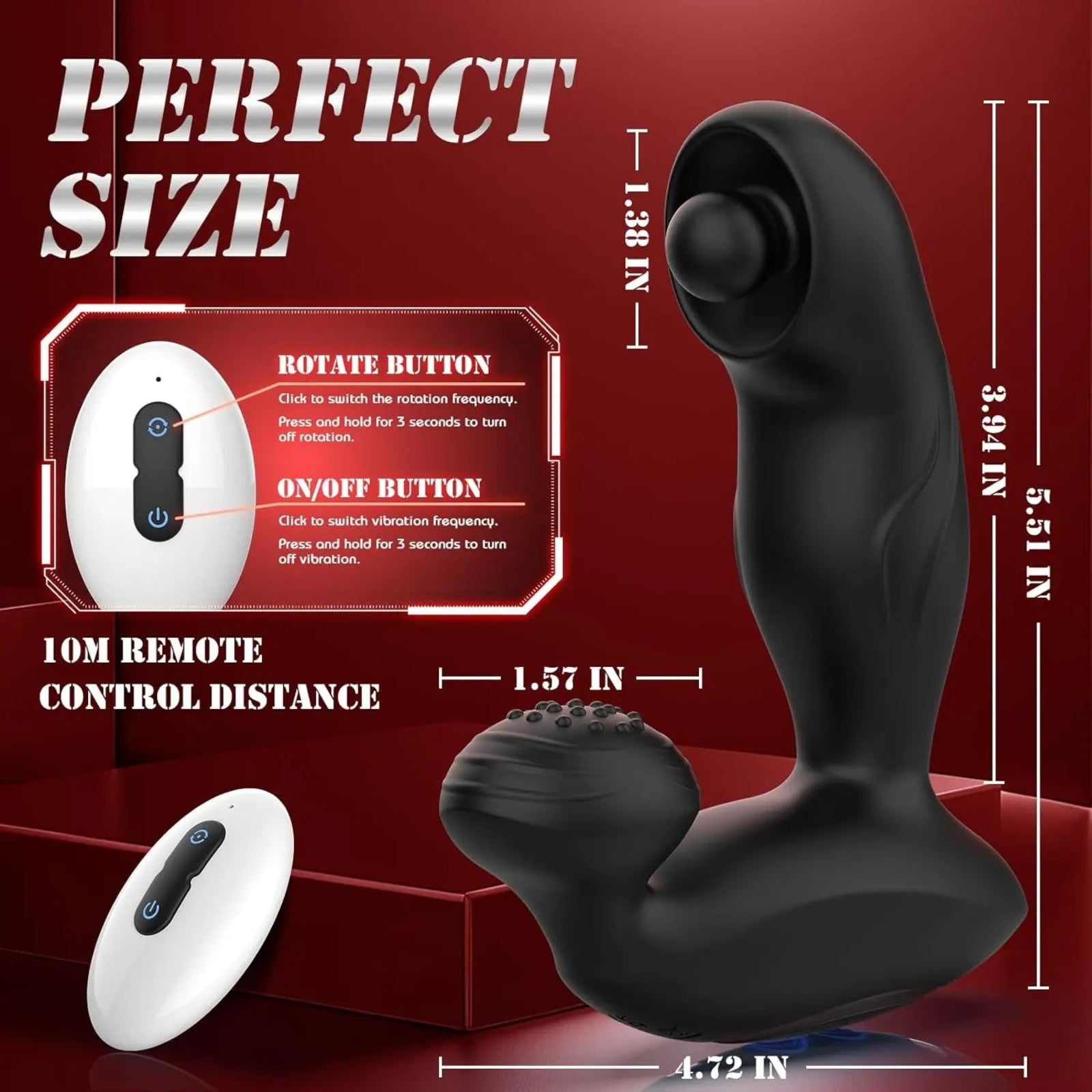 Prostate Beader Premium Strap-On Massager | RealCock Toys