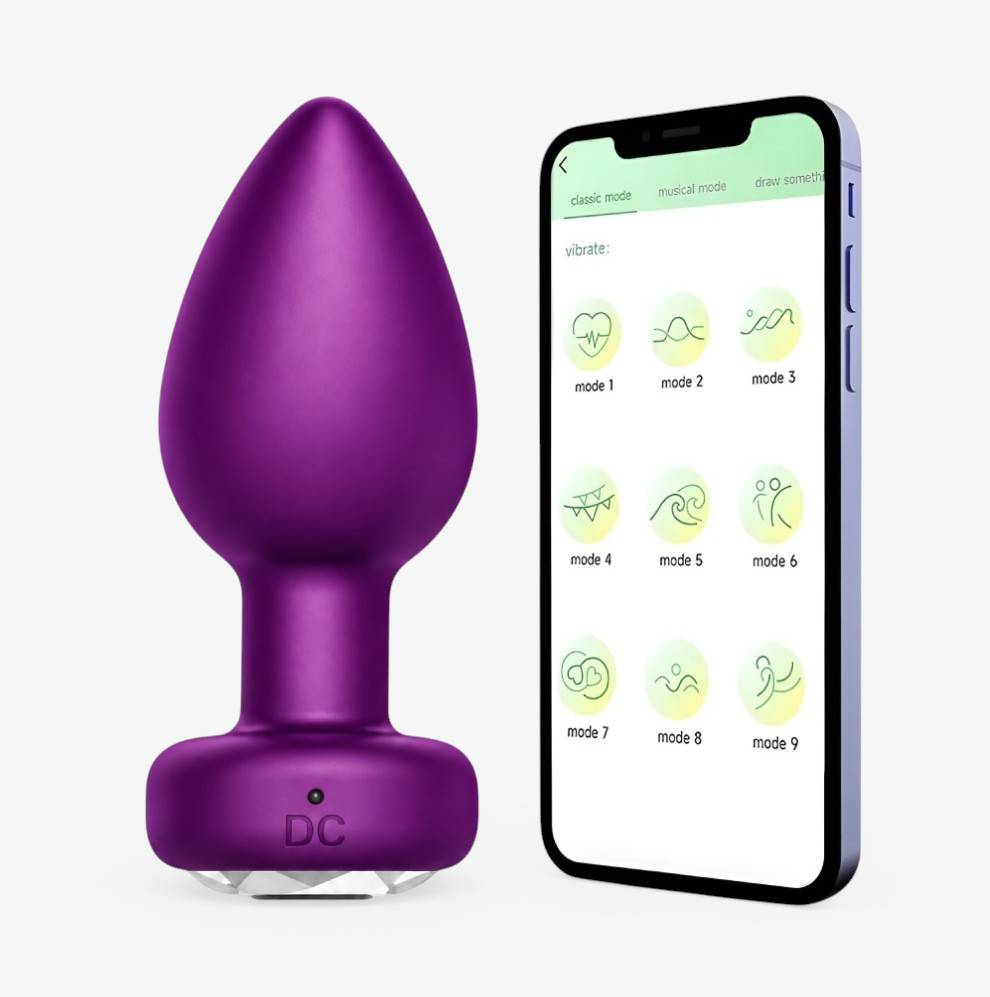 Prostate Hush Purple - App-Controlled Prostate Massager Smartphone Sex Toy