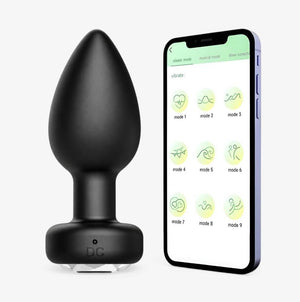 Prostate Hush Black - App-Controlled Prostate Massager - Smartphone Compatible Sex Toy