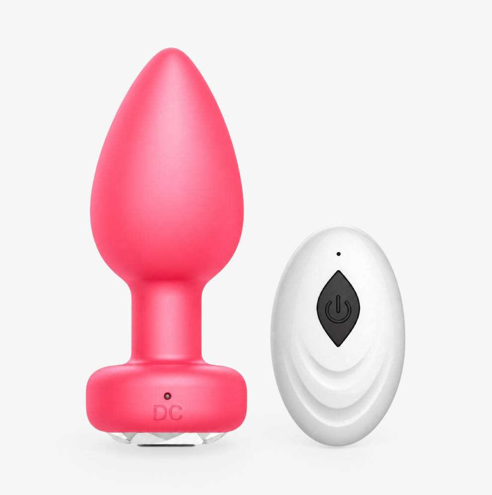 Prostate Hush Rose Pink Silicone Prostate Massager - Rechargeable Anal Vibrator