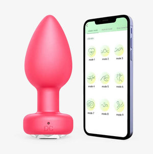 Prostate Hush Rose Pink - App-Controlled Prostate Massager Smartphone Sex Toy