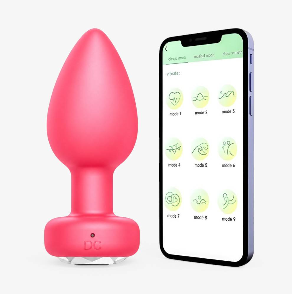 Prostate Hush Rose Pink - App-Controlled Prostate Massager Smartphone Sex Toy
