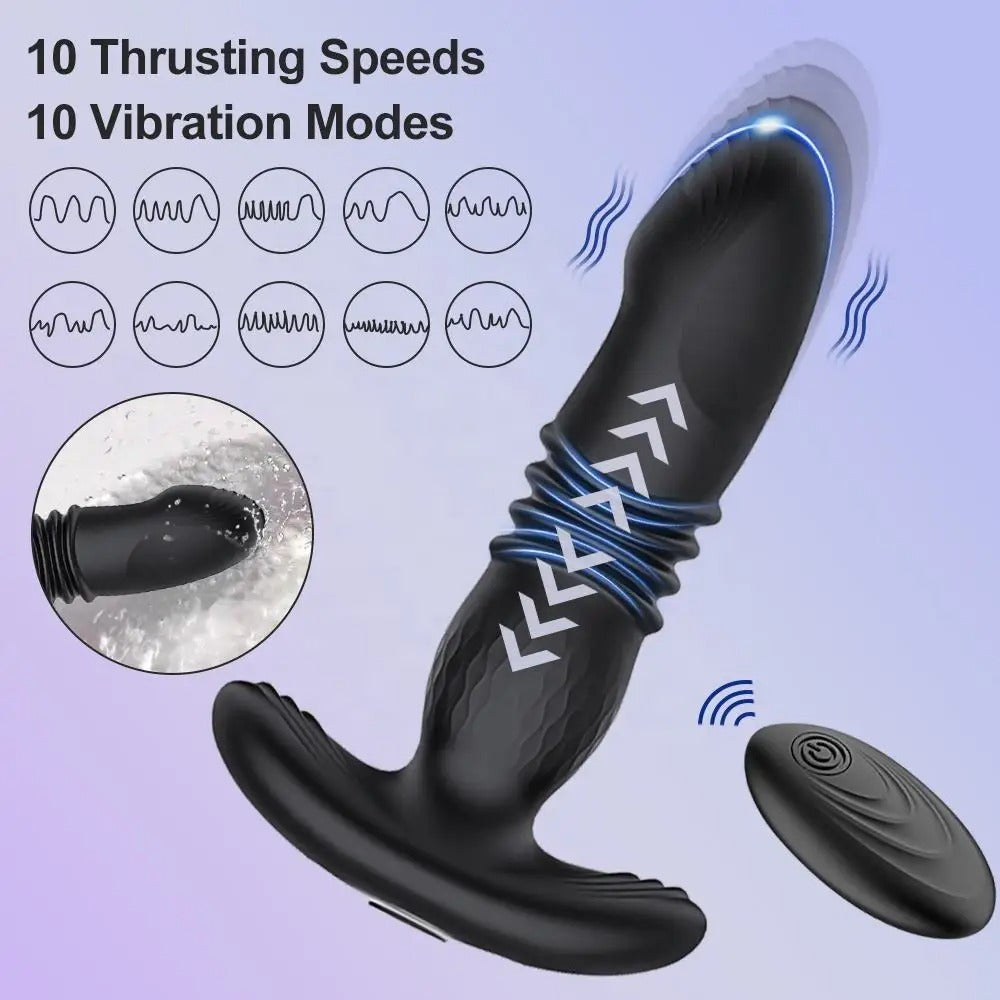 PROSTATE THRUST - Prostate massager with thrusting motion