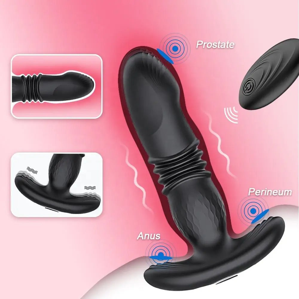 PROSTATE THRUST - Prostate massager with thrusting motion