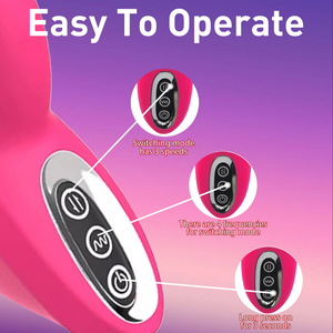 RABBIT MASSAGER - Dual stimulation vibrator for internal and external play