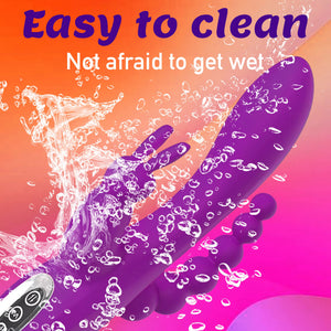 RABBIT MASSAGER - Dual stimulation vibrator for internal and external play