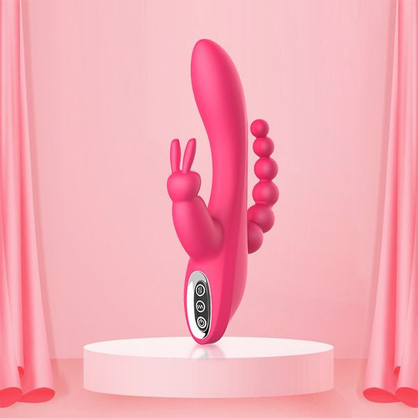 Rabbit Massager triple-point G-spot clitoral anal vibrator