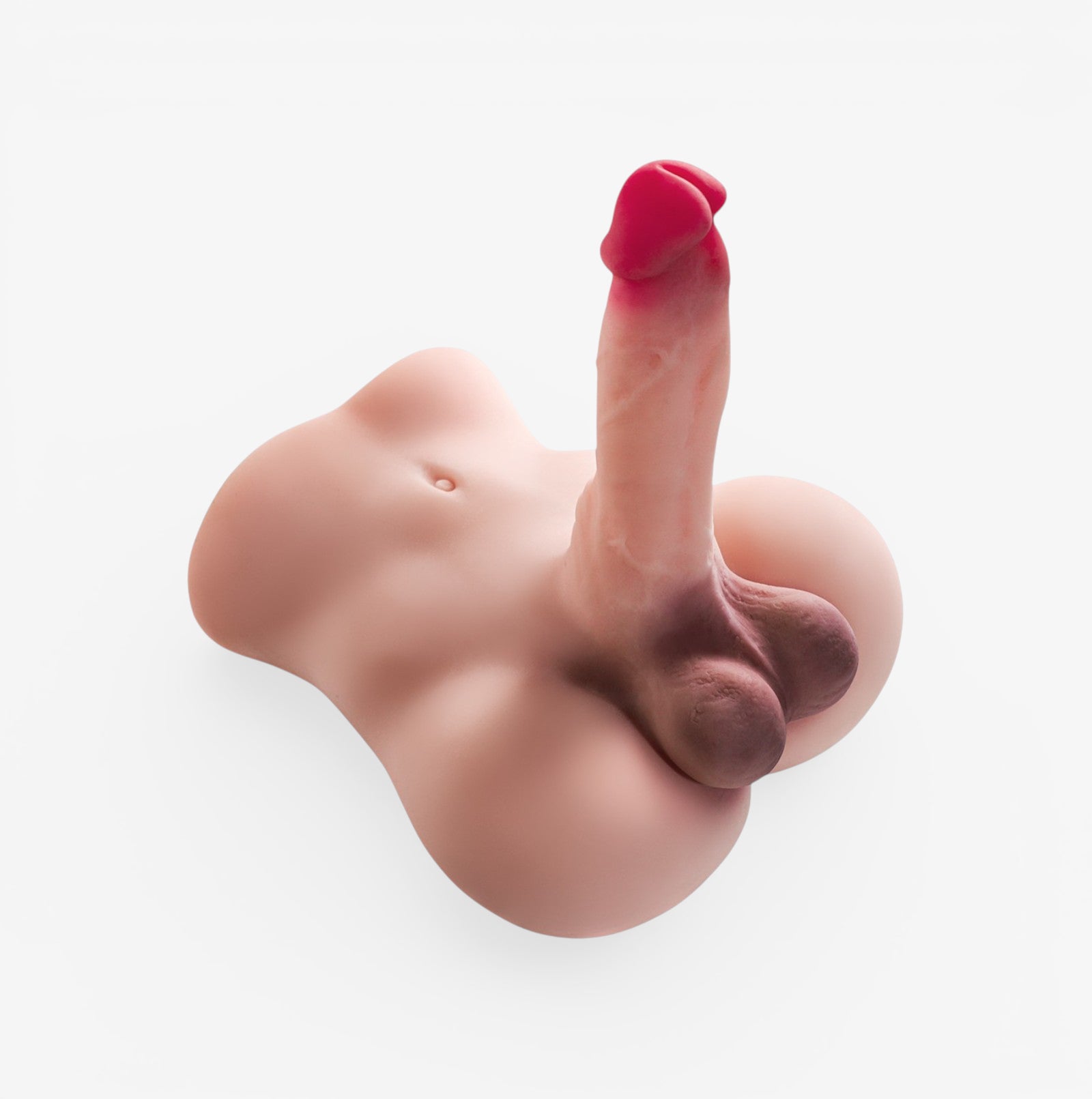 Realistic Male Hip Torso Fair Skin - Realistic Male Hip Torso - Back View