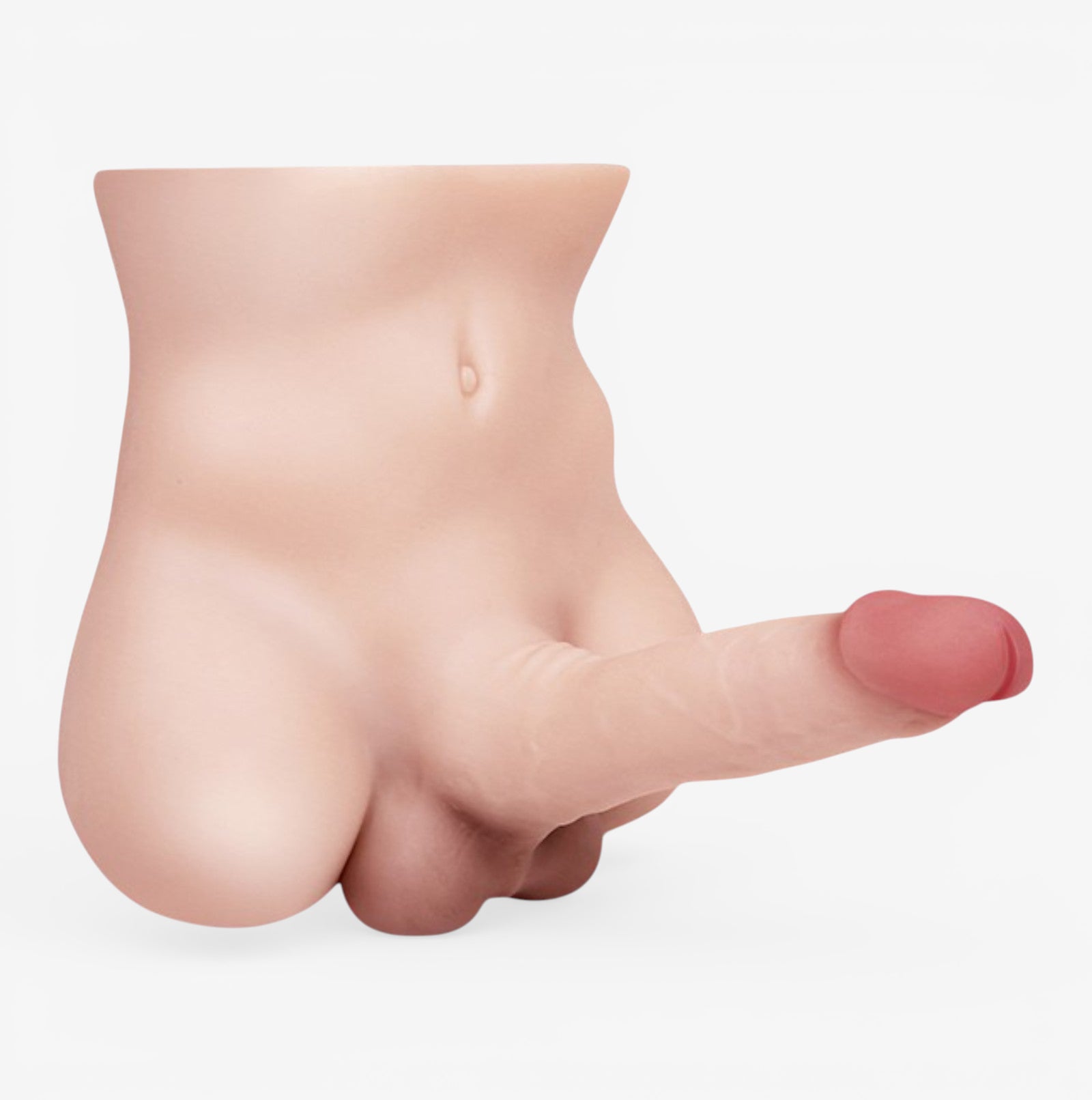 Realistic Male Hip Torso Fair Skin - Realistic Male Hip Torso - Side Angle View