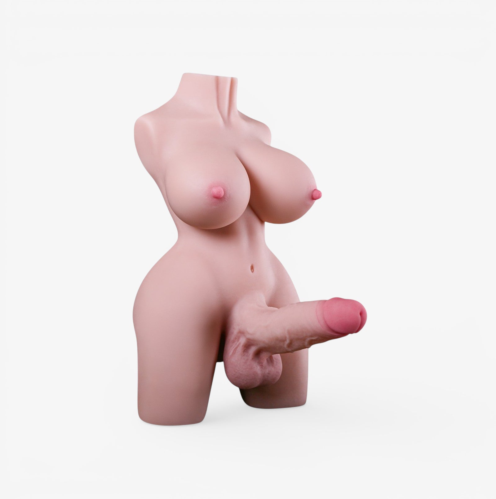 Realistic Trans Half Torso Wheat Skin - Realistic Trans Half Torso - Front View