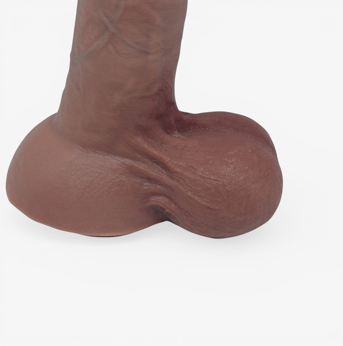 RealCock Reid Medium Skin Tone - Realistic Silicone Dildo - Texture Closeup
