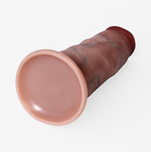 Roman Medium Skin Tone - angled top view - RealCock Toys