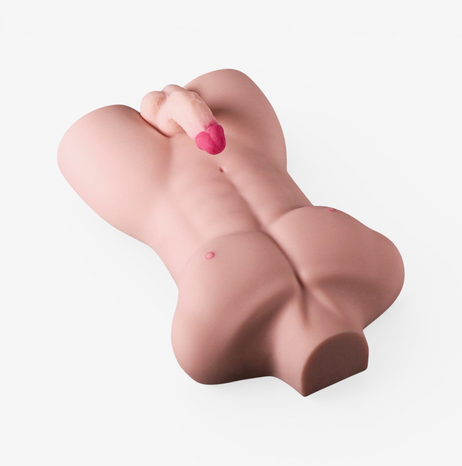 Slim Male Half Torso Fair Skin - Slim Male Half Torso - Top Angle View