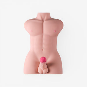 Slim Male Half Torso Fair Skin - Slim Male Half Torso - Front View 2