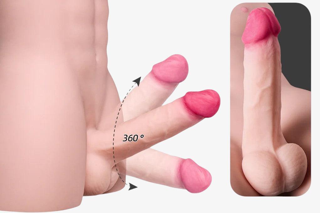 Slim Male Half Torso - Realistic Sex Torso - Highlight Detail 3