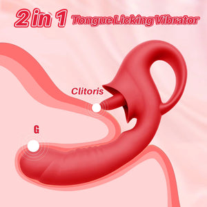 TONGUE TEASE - Flexible tongue vibrator for teasing sensations