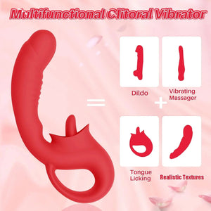 TONGUE TEASE - Flexible tongue vibrator for teasing sensations