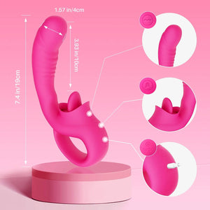 TONGUE TEASE - Flexible tongue vibrator for teasing sensations