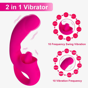 TONGUE TEASE - Flexible tongue vibrator for teasing sensations