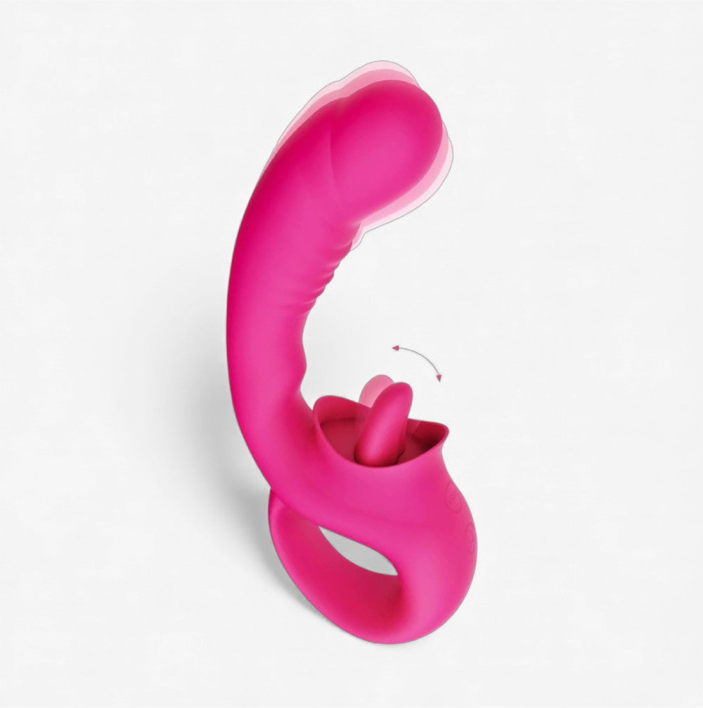 TONGUE TEASE - Flexible tongue vibrator for teasing sensations