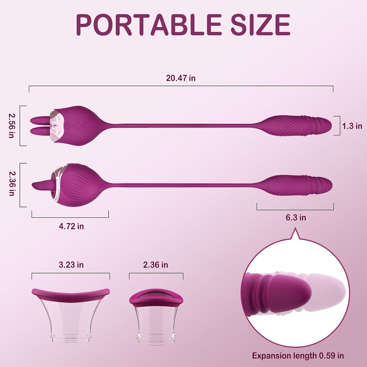 Tongue Sucker 4-in-1 sucking licking vibrator