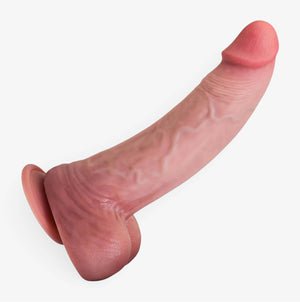 RealCock Tony Fair Skin Tone - Realistic Silicone Dildo - Texture Closeup