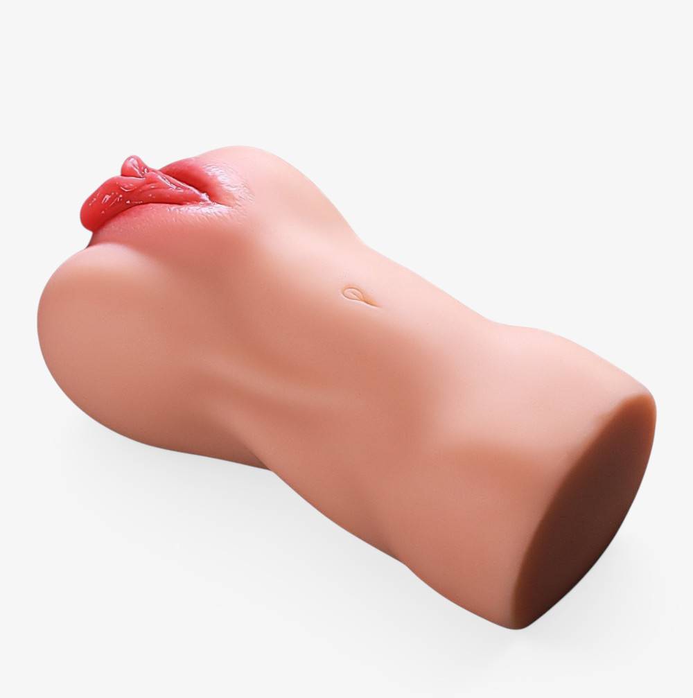 Vera V-Sim RealCock Fair Skin Tone - Realistic Pocket Pussy - Rear Diagonal View
