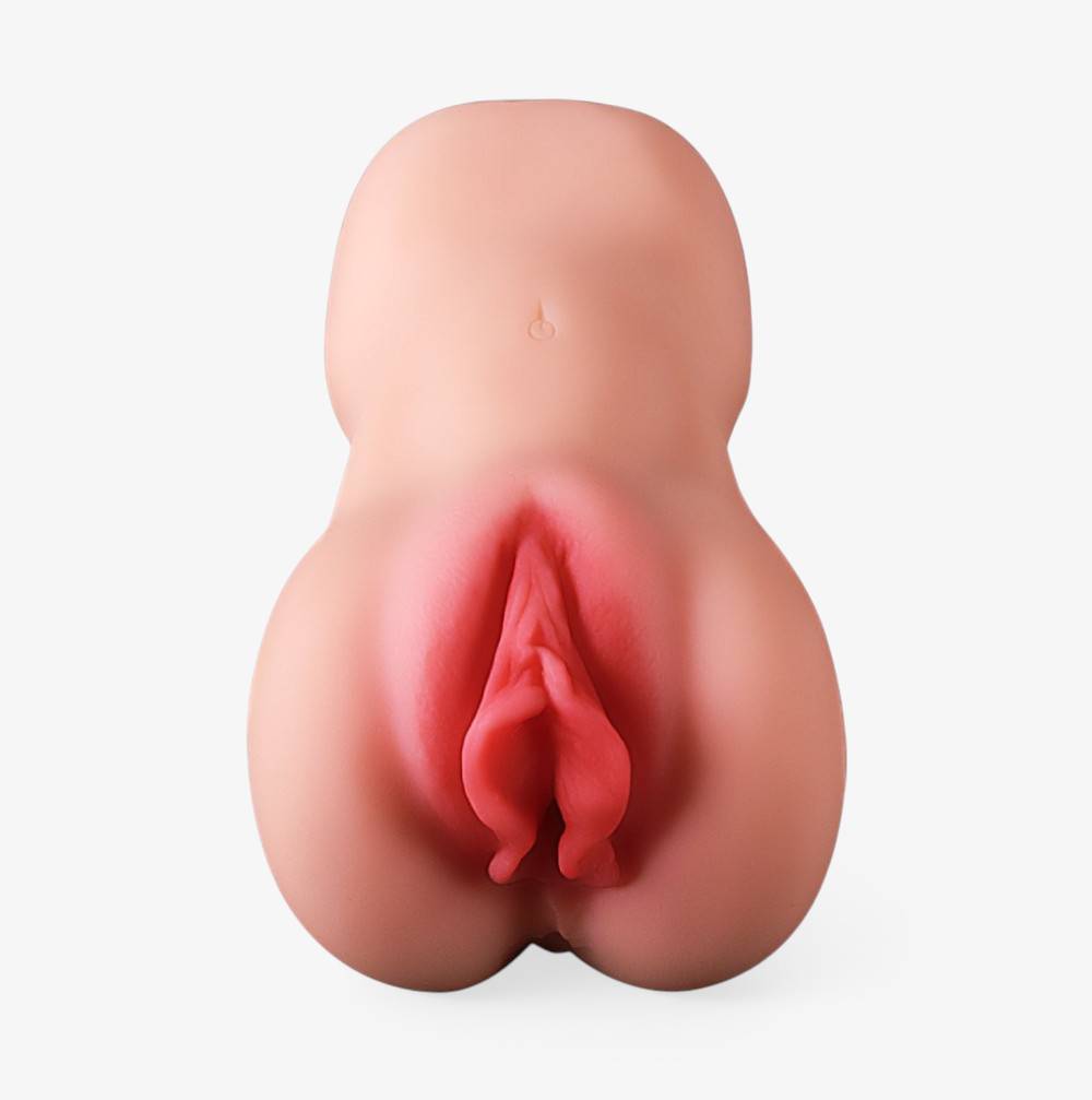 Vera V-Sim RealCock Fair Skin Tone - Realistic Pocket Pussy - Straight Front View